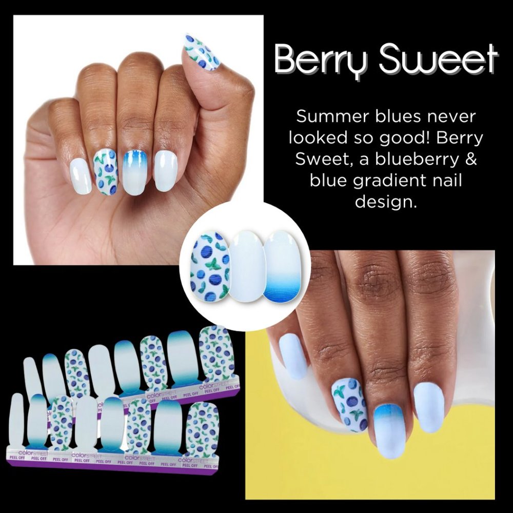 Berry Sweet Color Street Dry Nail Polish